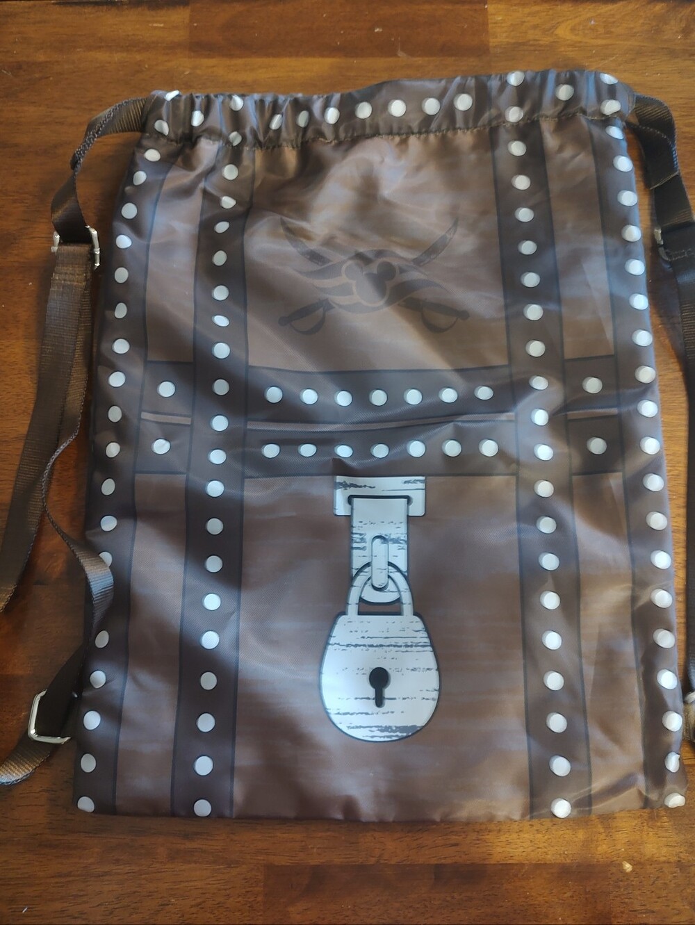 Disney Treasure Chest Theme Drawstring Backpack